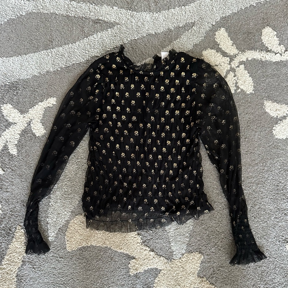 Zara black blouse